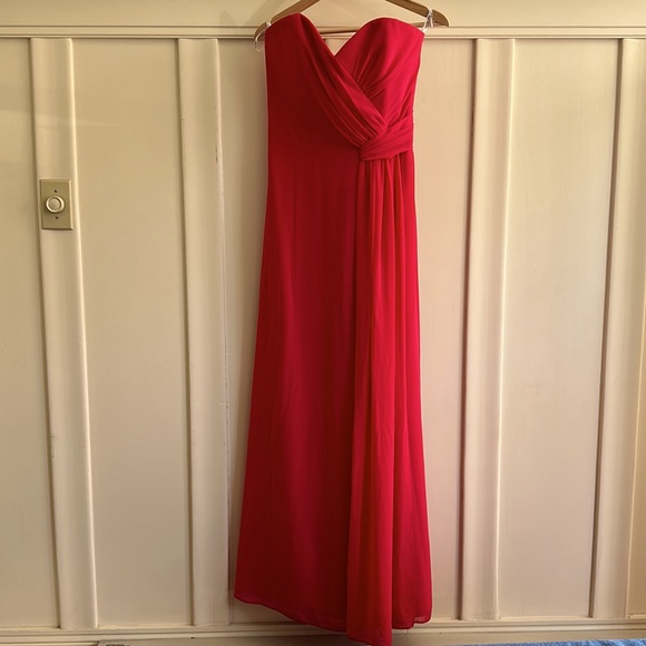 Pink sweetheart long formal dress - Picture 2 of 3